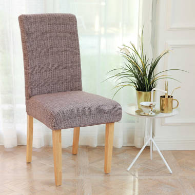 Tweed dining chair covers new arrivals